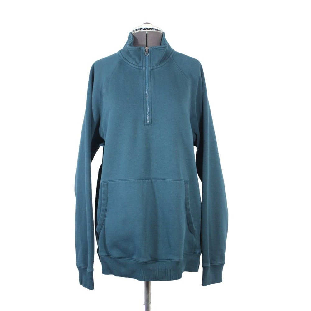 Duluth Trading men's Souped-Up‎ fleece 1/4 zip pullover sweatshirt L